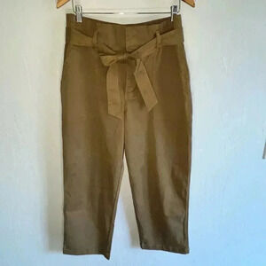 Cabi Women’s Discovery Paper Bag Neutral Minimalist Chic Casual Trouser 12
